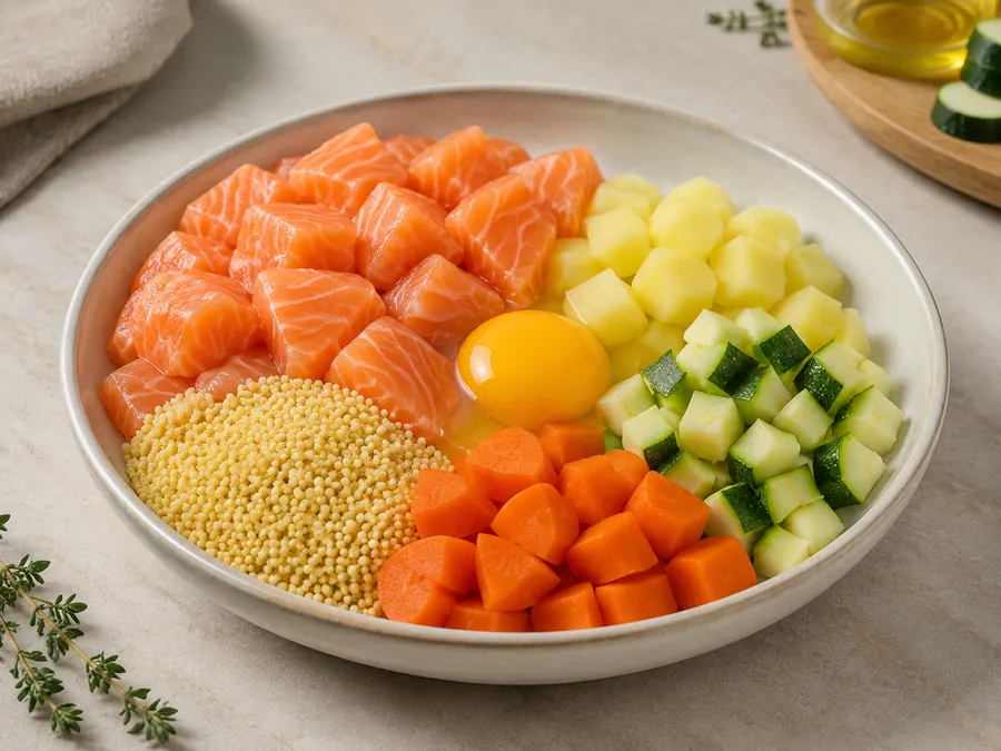 Salmon, Pumpkin & Broccoli Fresh Meal